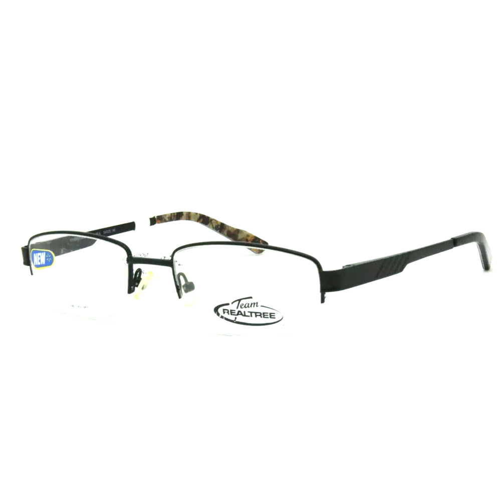 REALTREE XTRA CAMO T105 BLACK EYEGLASSES FRAMES 54-20-140 RX READY